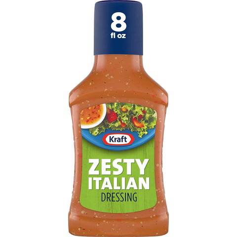 KRAFT SALAD DRESSING 8OZ - ZESTY ITALIAN - Uplift Things