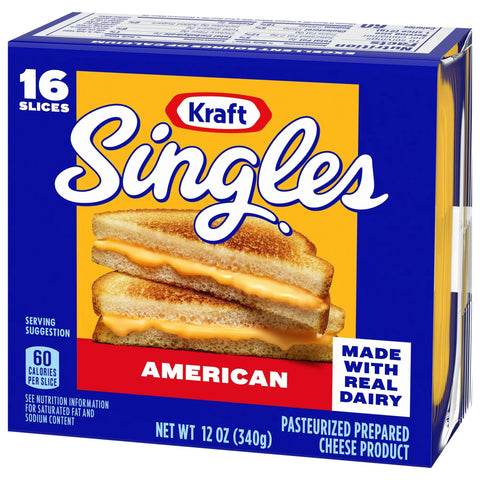 KRAFT SINGLES 16 SLICES - Uplift Things