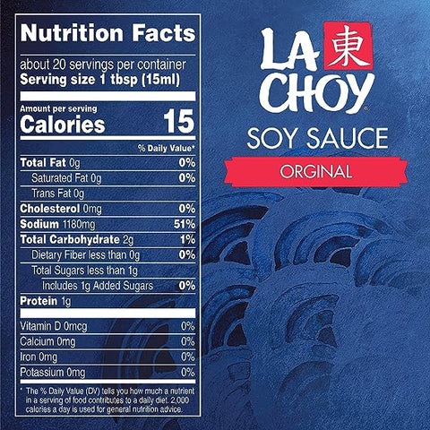 LA CHOY SOY SAUCE 10OZ - Uplift Things