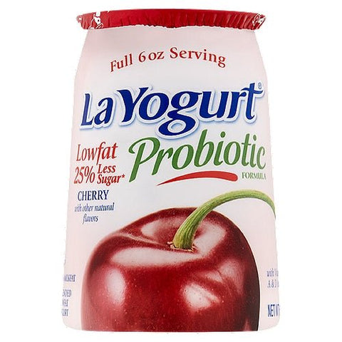 LA YOGURT LOW FAT 6OZ - CHERRY - Kurt Supermarket