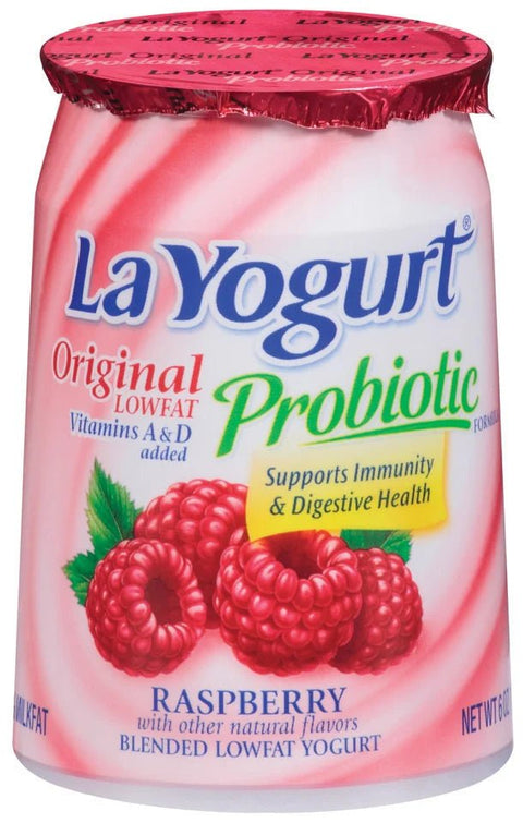 LA YOGURT LOW FAT 6OZ - RASPBERRY - Kurt Supermarket