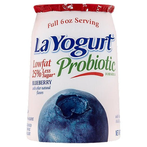 LA YOGURT LOWFAT 6 OZ - BLUEBERRY - Kurt Supermarket