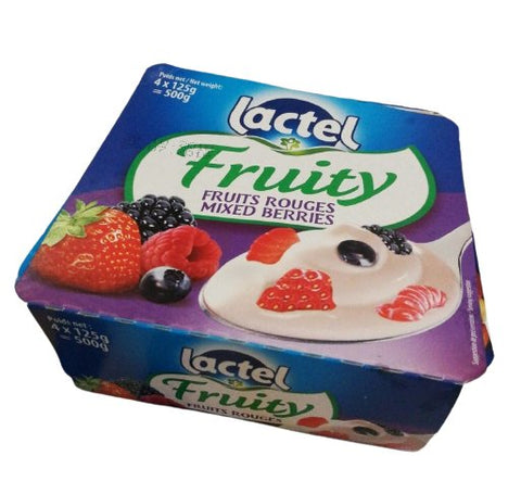 LACTEL FRUITY 4 X 4.4 OZ - MIXED BERRIES - Uplift Things