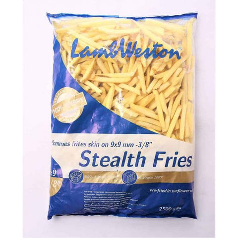 LAMBWESTON FRIES 2.5 KG - STRAIGHT CUT 9X9 - Uplift Things