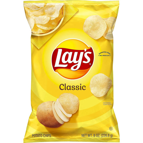 LAY'S POTATO CHIPS 8OZ - CLASSIC - Uplift Things