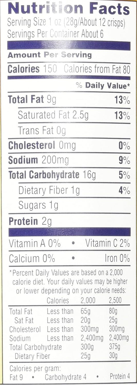 LAYS STAX POTATO CHIPS 5.5OZ - CHEDDAR - Uplift Things