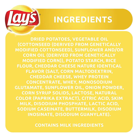 LAYS STAX POTATO CHIPS 5.5OZ - CHEDDAR - Uplift Things