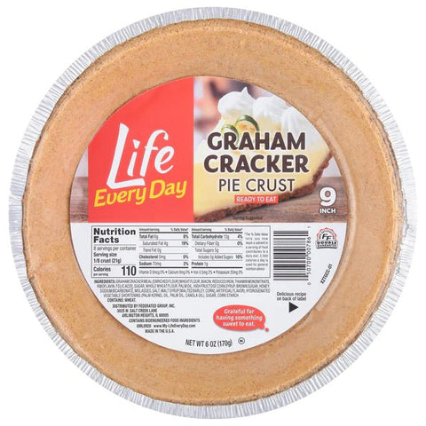 LIFE EVERYDAY PIE CRUST 6 OZ - Uplift Things