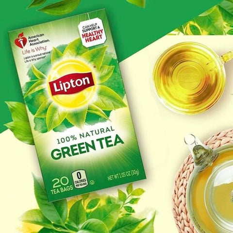 LIPTON 100% GREEN TEA 1.05 OZ 20 BAGS - Uplift Things