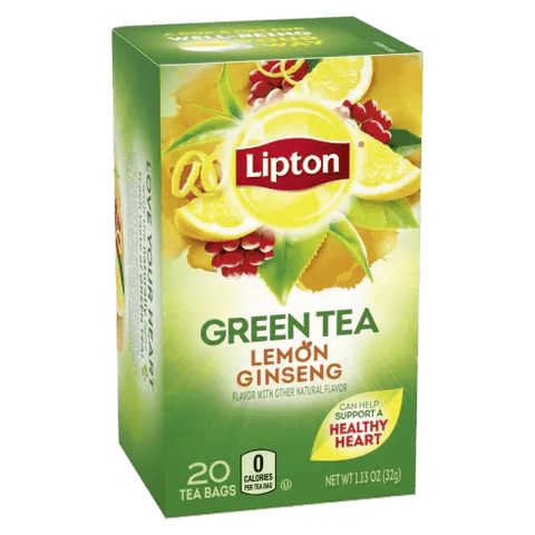 LIPTON GREEN TEA 20PCS - LEMON GINSENG - Uplift Things