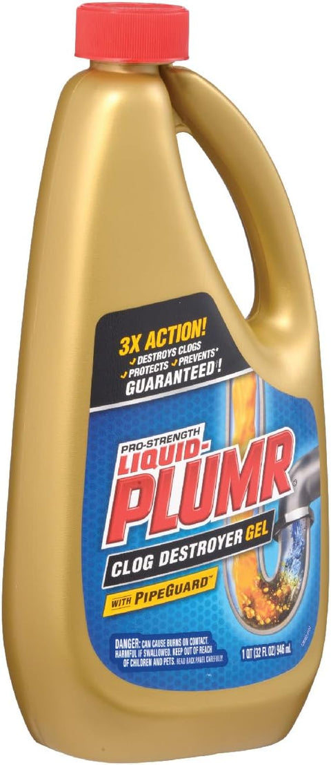 LIQUID PLUMR GEL CLEANER 32FL - Uplift Things