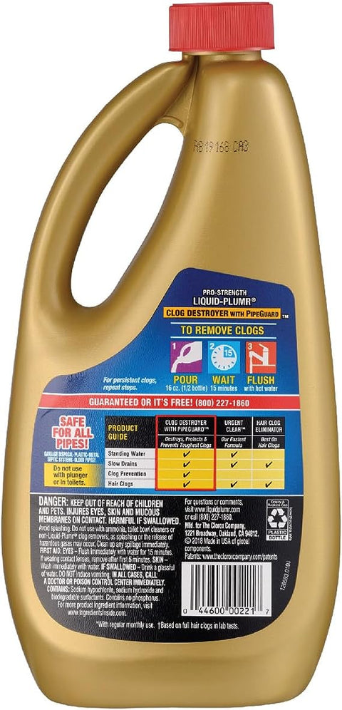 LIQUID PLUMR GEL CLEANER 32FL - Uplift Things