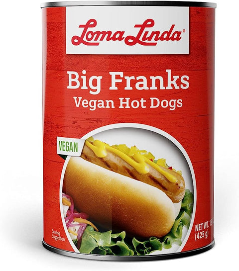 LOMA LUNDA BIG FRANKS 15 OZ - VEGAN HOTDOGS - Uplift Things