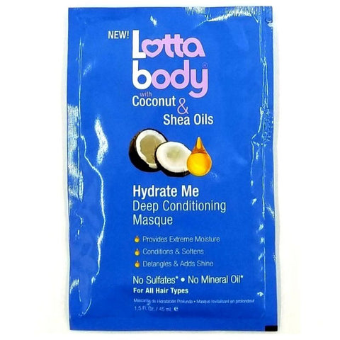 LOTTA BODY PACKET DEEP CONDITIONING 1.05OZ - COCONUT & SHEA OILS - Uplift Things