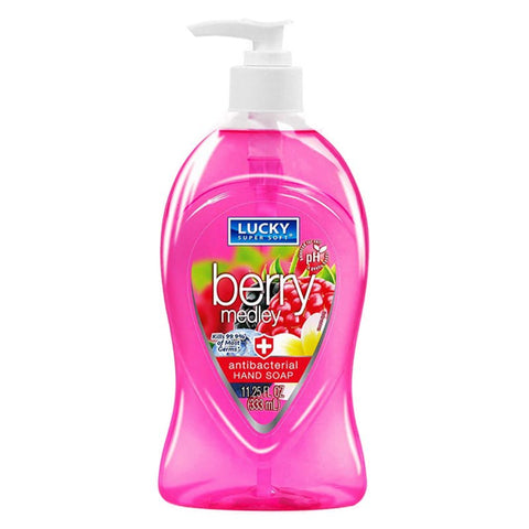 LUCKY ANTIBACTERIAL HANDSOAP 11.25OZ - BERRY MEDLEY - Uplift Things