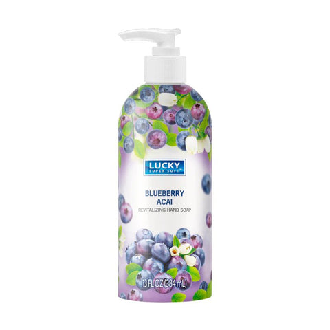 LUCKY HANDSOAP 13 OZ - BLUEBERRY ACAI - Uplift Things