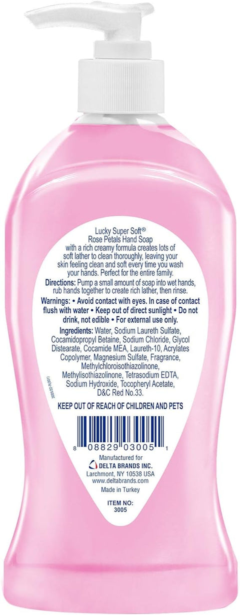 LUCKY HANDSOAP 13.5OZ - ROSE PETALS - Uplift Things