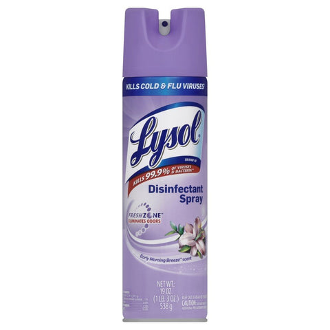 LYSOL DISINFECTANT SPRAY 19OZ - EARLY MORNING BREEZE - Uplift Things