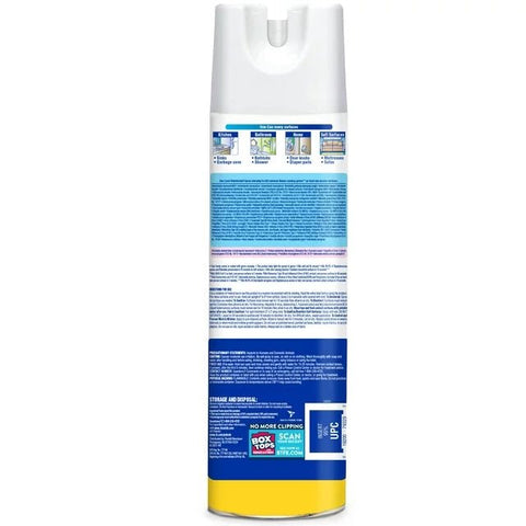 LYSOL DISINFECTANT SPRAY 19OZ - LEMON BREEZE - Uplift Things