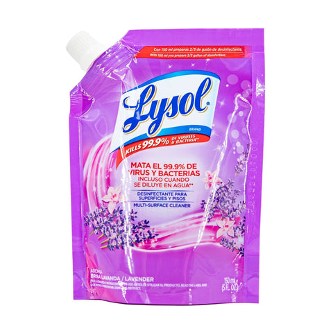 LYSOL LAVENDER 150 ML - MULTI SURFACE CLEANER - Uplift Things