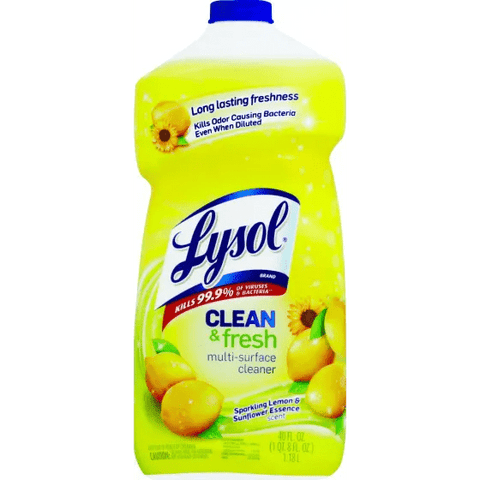 LYSOL MULTI SURFACE CLEANER 40OZ - SPARKLING LEMON & SUNFLOWER ESSENCE - Uplift Things