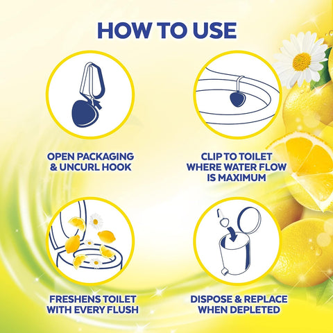 LYSOL TOILET BOWL CLEANER 80G - LEMON BREEZE SCENT - Uplift Things