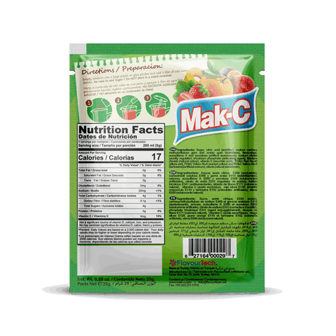 MAK-C DRINK MIX 0.88 OZ - FRUIT COCKTAIL - Uplift Things