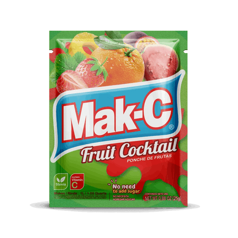 MAK-C DRINK MIX 0.88 OZ - FRUIT COCKTAIL - Uplift Things