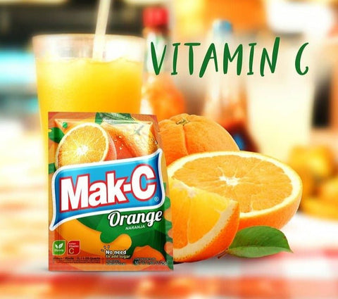 MAK-C DRINK MIX 25G - ORANGE - Uplift Things