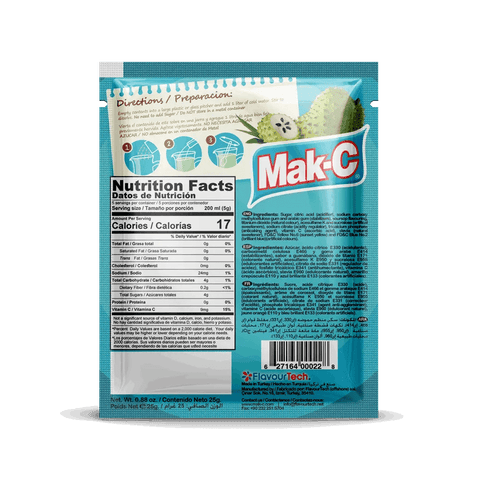 MAK-C DRINK MIX 25G - SOURSOP - Uplift Things