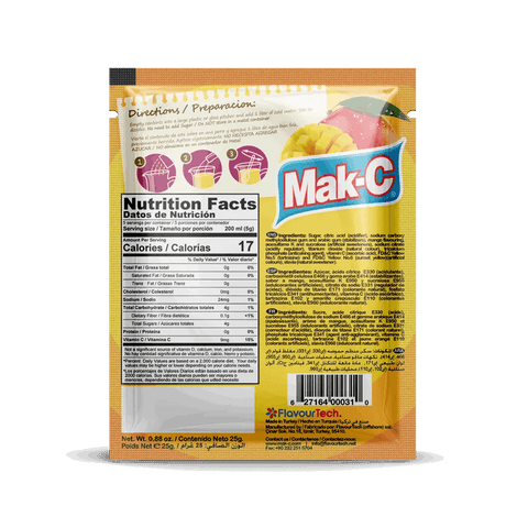 MAK-C DRINK MIX 35G - MANGO - Uplift Things