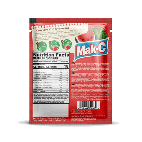 MAK-C DRINK MIX 35G - WATERMELON - Uplift Things