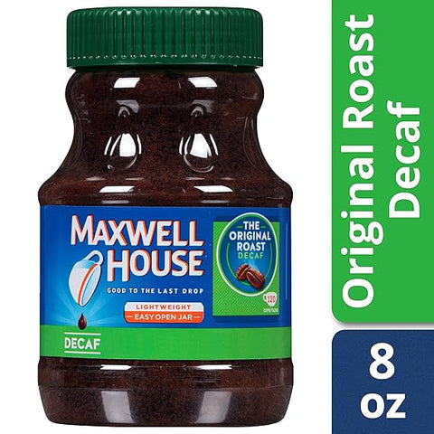 MAXWELL HOUSE COFFEE 8OZ - DECAF ORIGINAL ROAST - Uplift Things