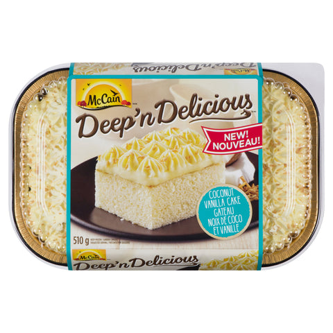 MC CAIN COCONUT VANILLA CAKE 510G - Uplift Things