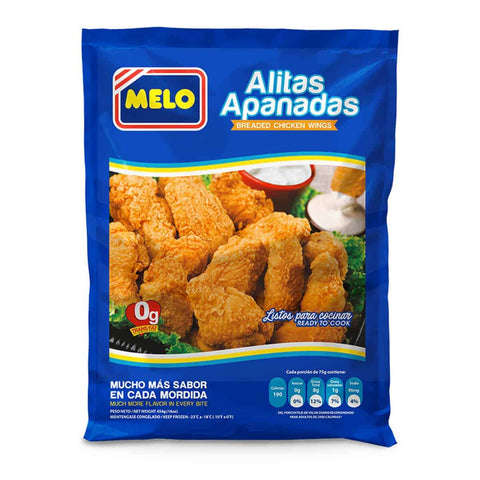 MELO BREADED CHICKEN WINGS 16OZ - Uplift Things