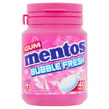 MENTOS GUM 40PCS BUBBLE FRESH - Uplift Things