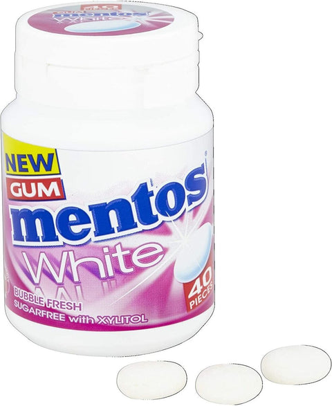 MENTOS GUM 40PCS - WHITE BUBBLE FRESH - Uplift Things