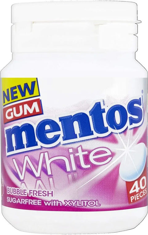 MENTOS GUM 40PCS - WHITE BUBBLE FRESH - Uplift Things