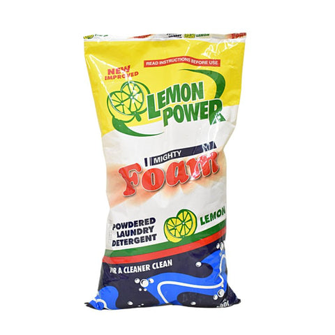 MIGHTY FOAM SOAP POWDER 500G - LEMON - Uplift Things