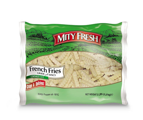 MITY FRESH FRIES 5LB - CRINKLE CUT - Uplift Things