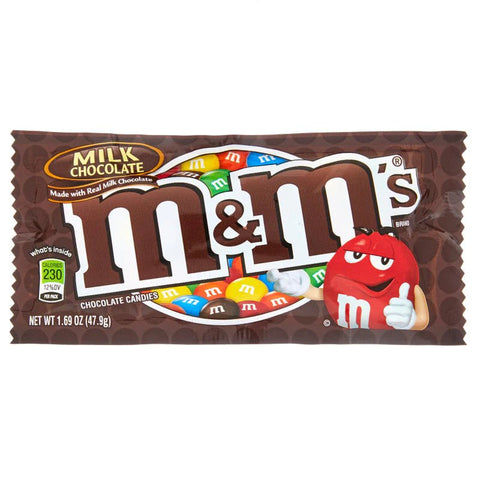 M&M MILK CHOCOLATE 1.69OZ - Kurt Supermarket