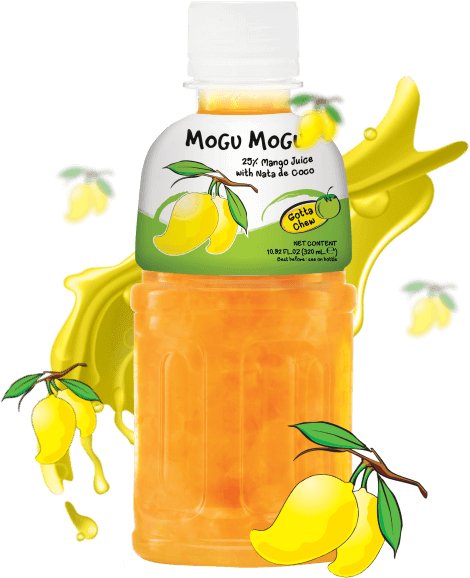 MOGU MOGU DRINK 320ML - MANGO WITH NATA DE COCO - Uplift Things