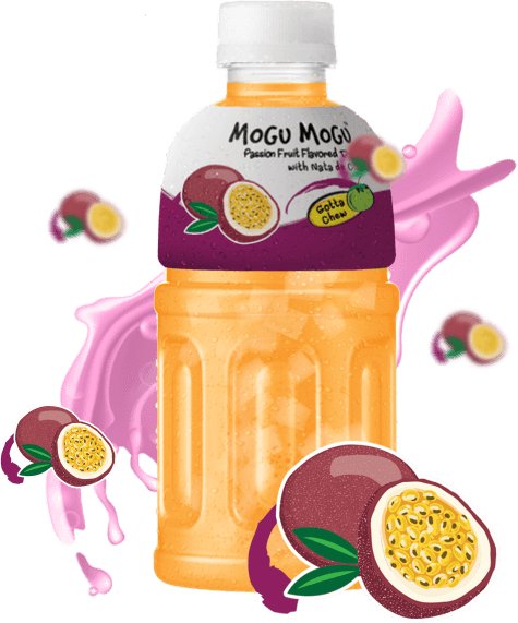 MOGU MOGU DRINK 320ML - PASSION FRUIT - Uplift Things