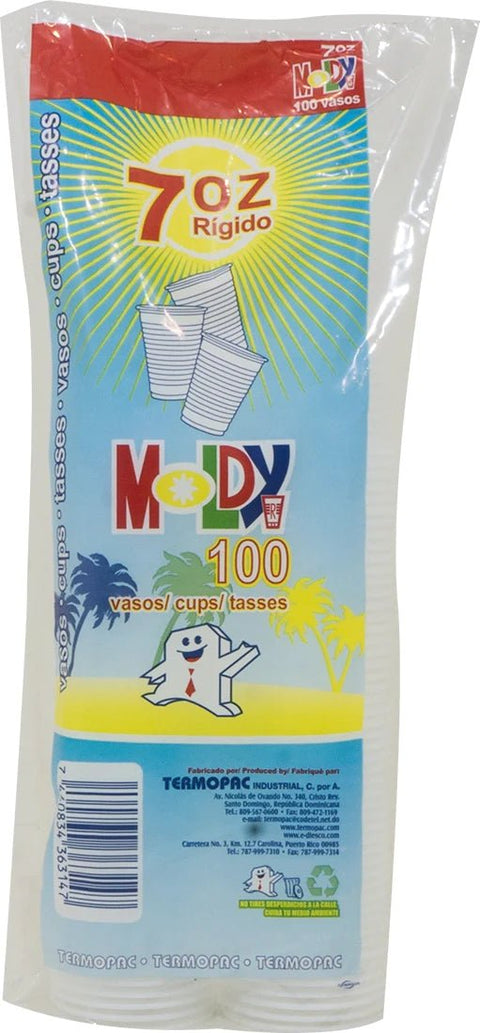 MOLDY DISPOSABLE CUP 7OZ 100CT - Uplift Things