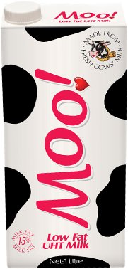 MOO LOW FAT MILK 1L - Uplift Things