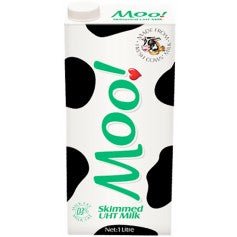 MOO SKIMMED MILK 1L - Uplift Things