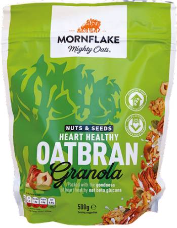 MORNFLAKE OATBRAN 500G - NUTS & SEEDS - Uplift Things