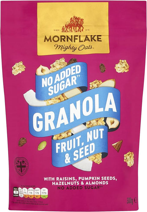 MORNFLAKE OATS MUESLI 500G - FRUIT, NUT & SEEDS - Kurt Supermarket