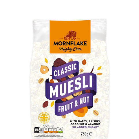 MORNFLAKE OATS MUESLI 750G - FRUIT & NUT - Uplift Things