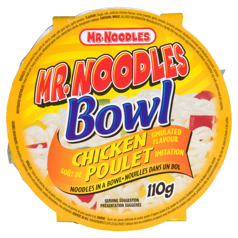 MR. NOODLES BOWL 110G - CHICKEN - Uplift Things